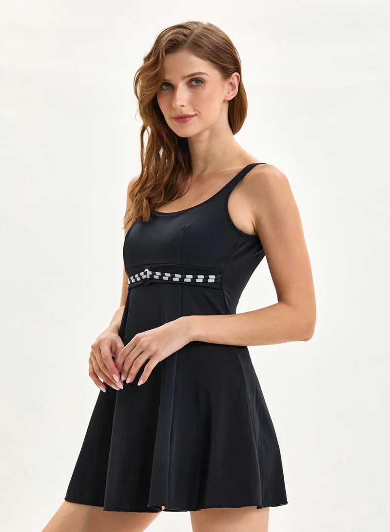 أرجنتو فستان سباحة جيو باند للشاطئ